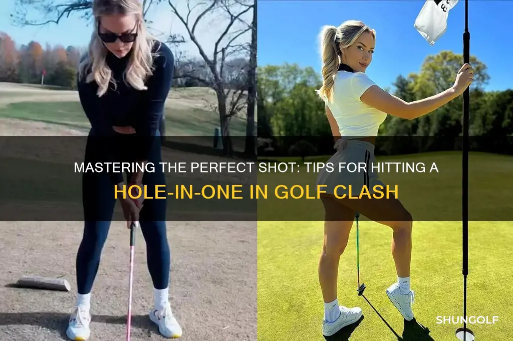 how to hit a hole in one on golf clash