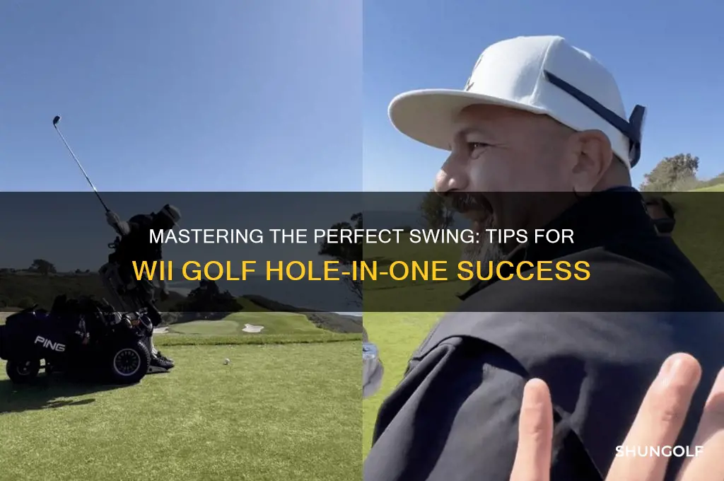 how to hit a hole in one on wii golf