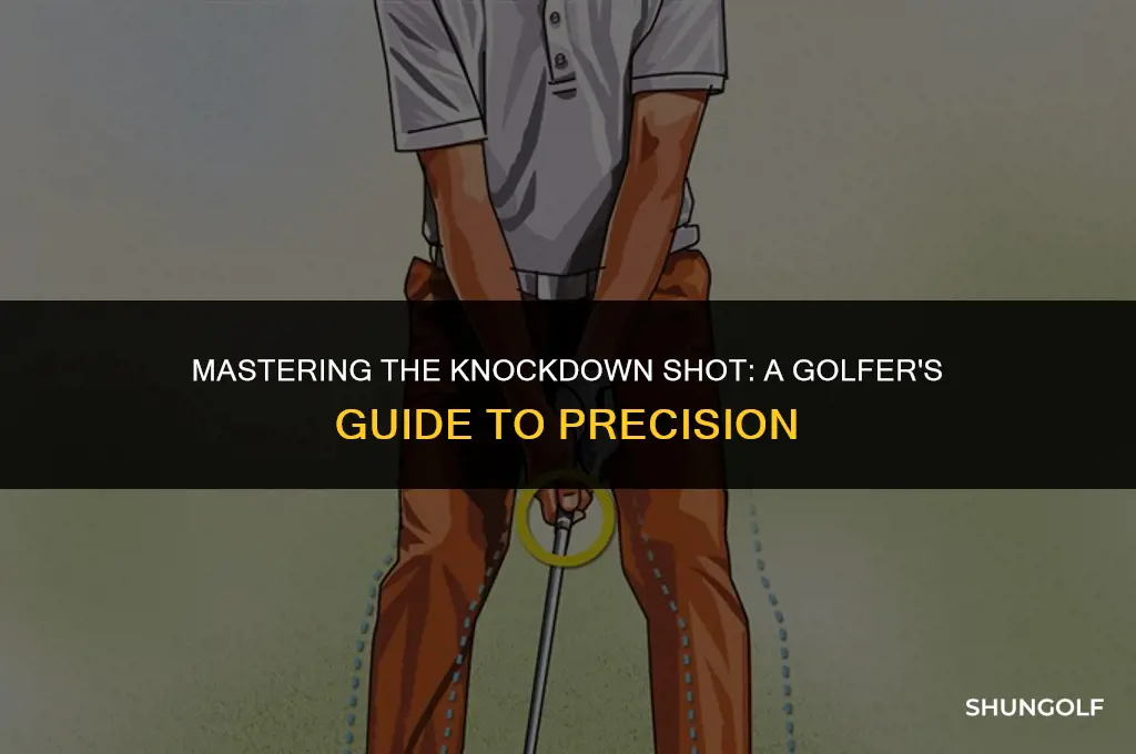 how to hit a knockdown golf shot