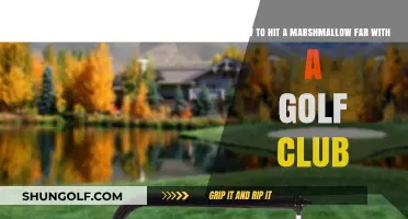 Master the Art of Launching Marshmallows with Your Golf Club