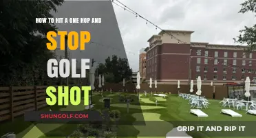 Mastering the One-Hop Stop: A Golfer's Guide to Precision