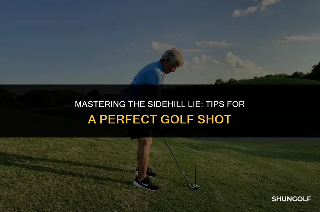 how to hit a sidehill lie golf shot