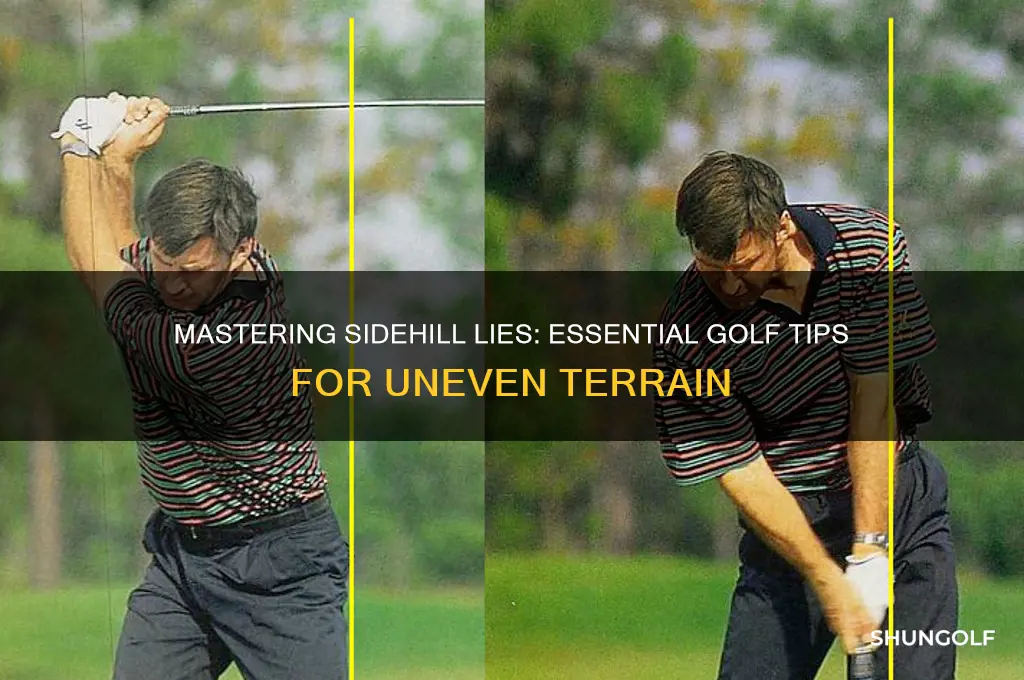 how to hit a sidehill lie in golf