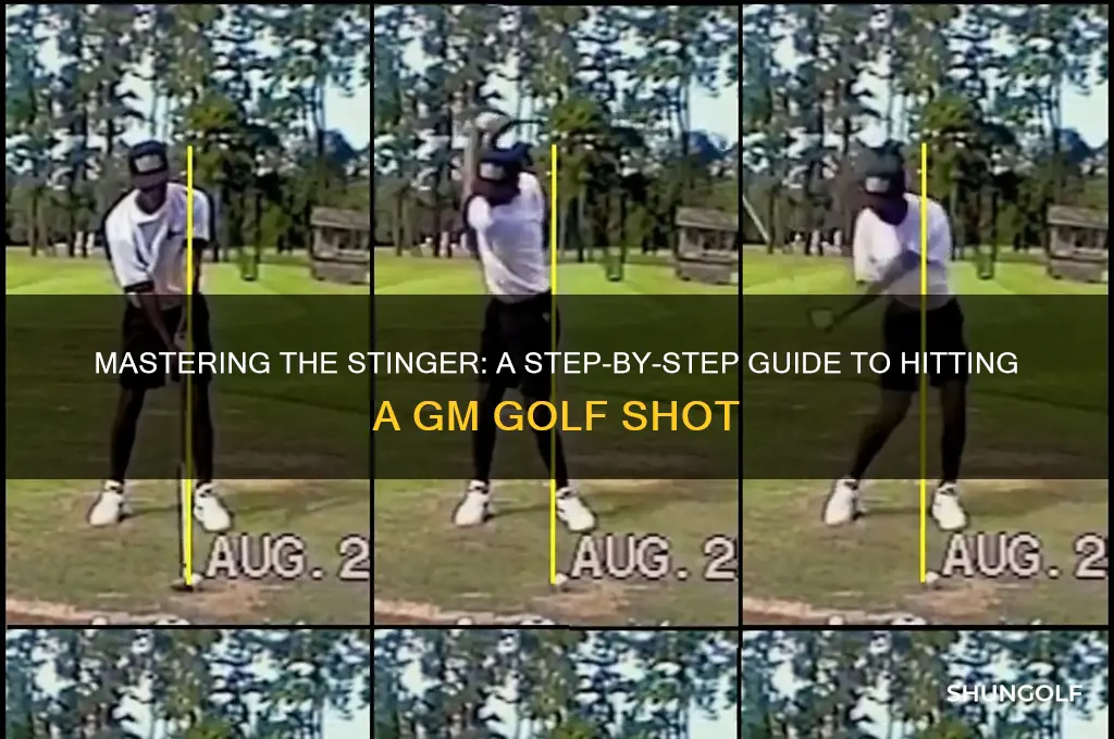 how to hit a stinger gm golf