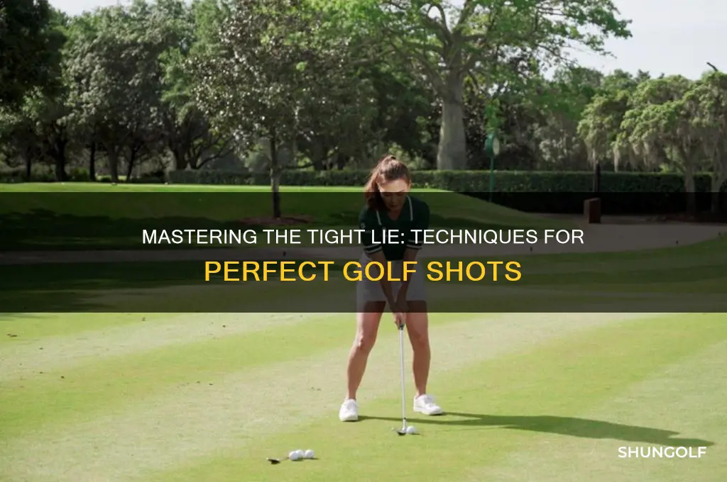 how to hit a tight lie in golf