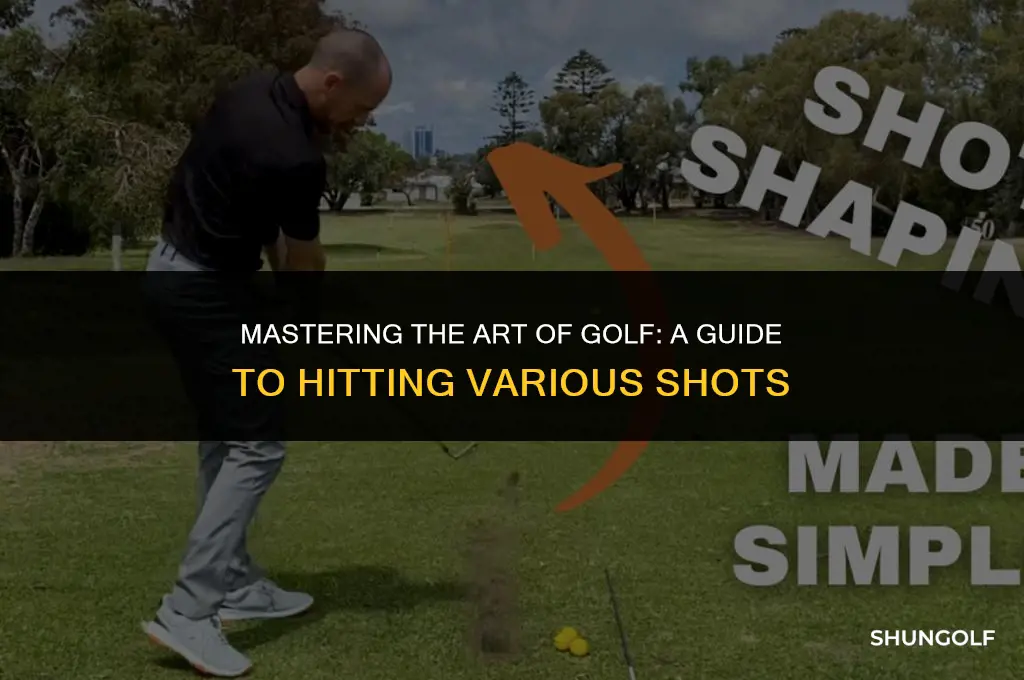 how to hit different golf shots