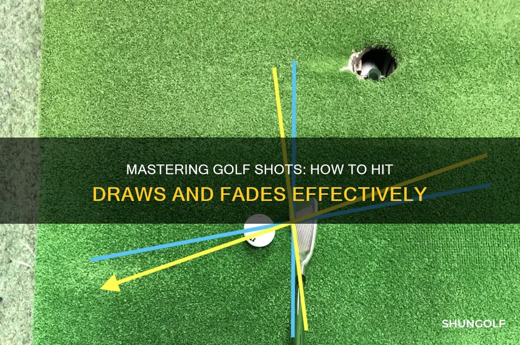 how to hit draws and fades in golf