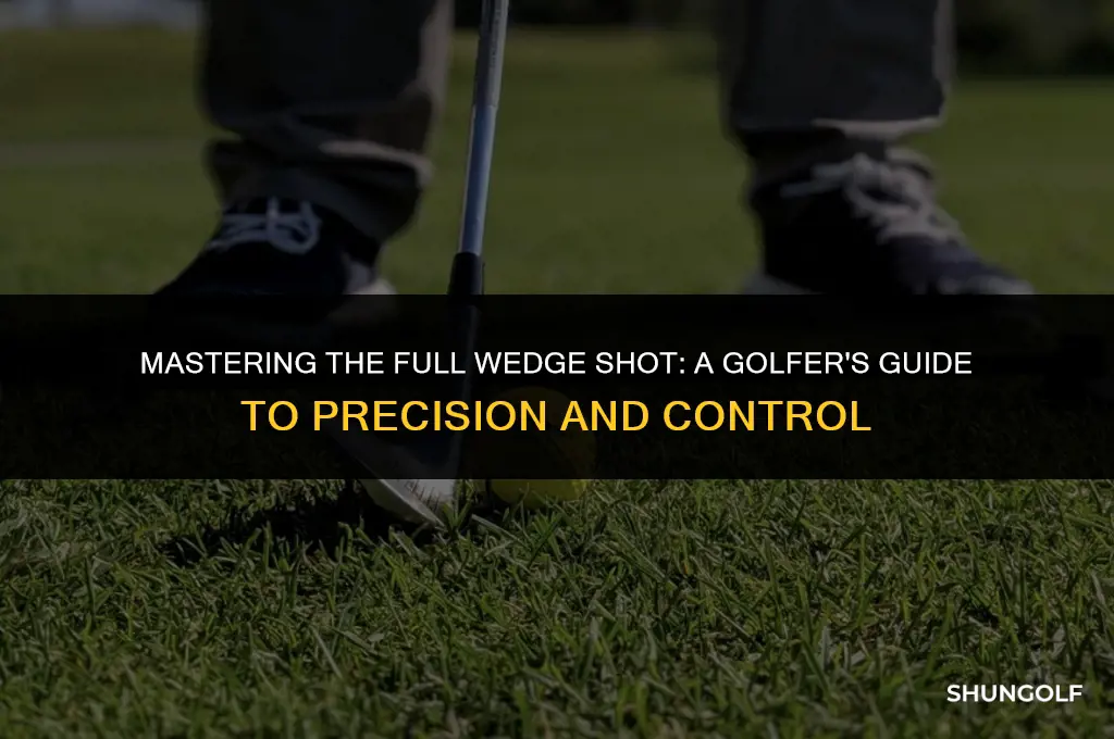 how to hit full wedge shots in golf
