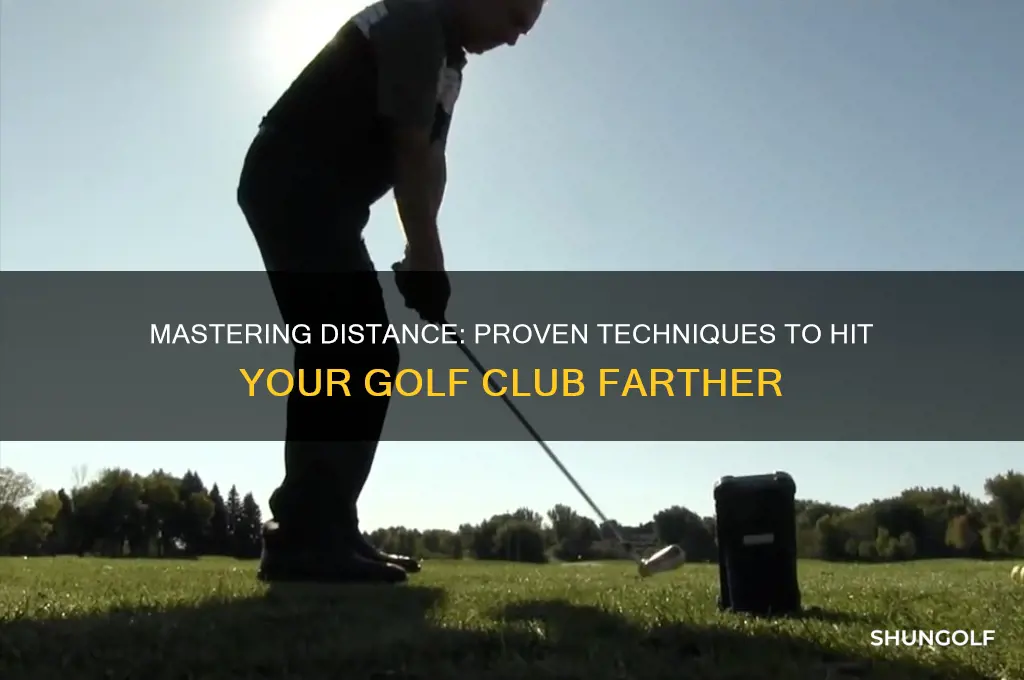 how to hit golf club farther
