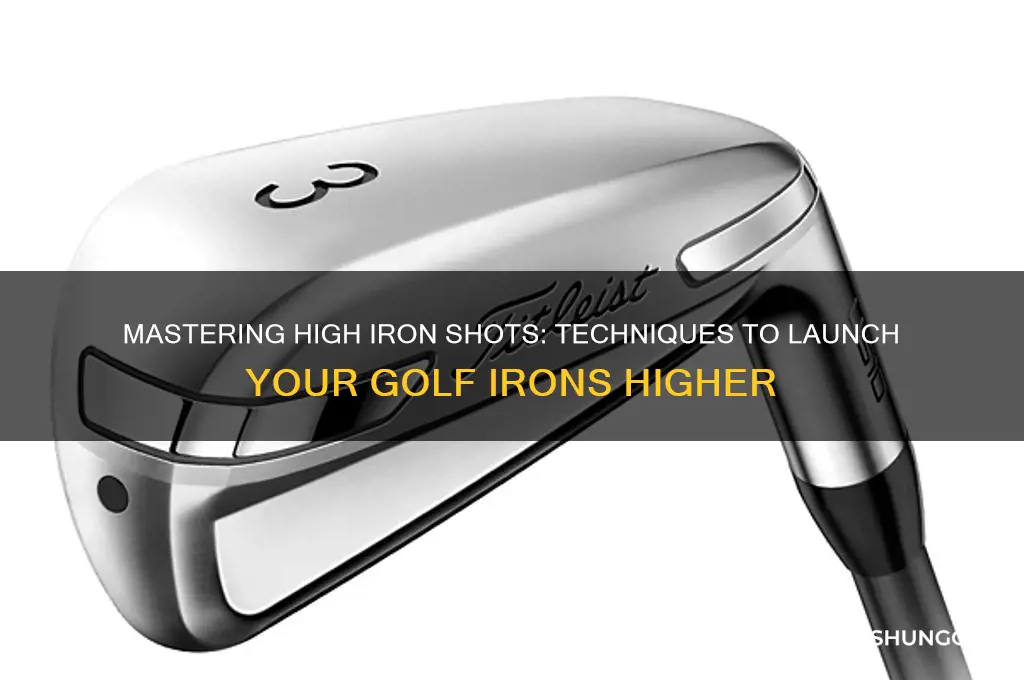 how to hit golf irons higher