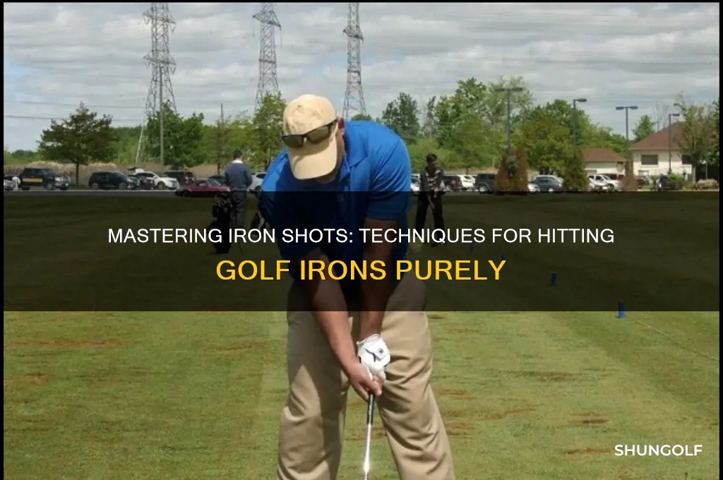 how to hit golf irons pure