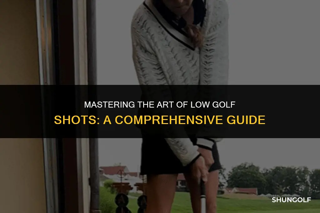 how to hit low golf shots