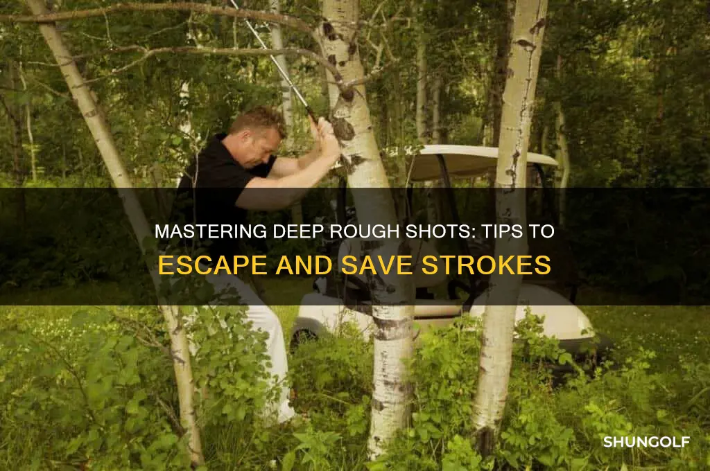 how to hit out of deep rough golf