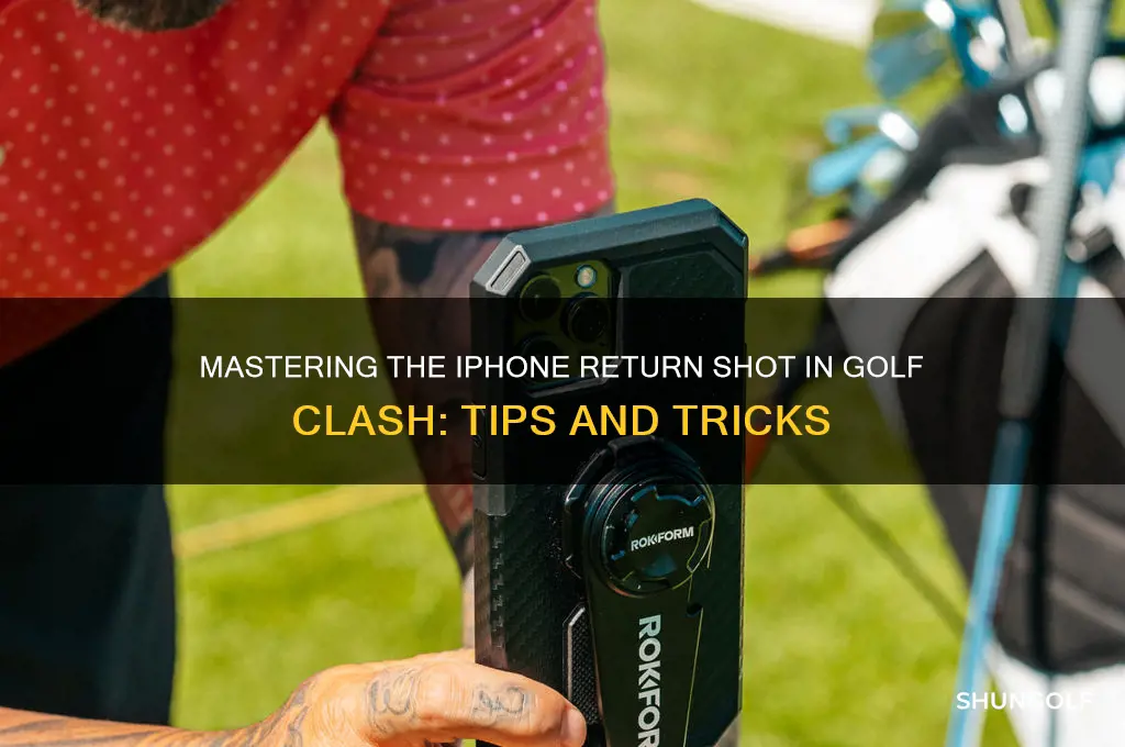 how to hit return on iphone in golf clash