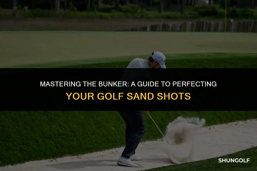 how to hit sand shots golf