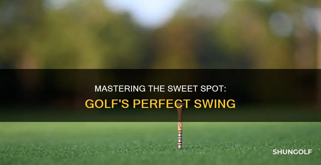 how to hit sweet spot golf
