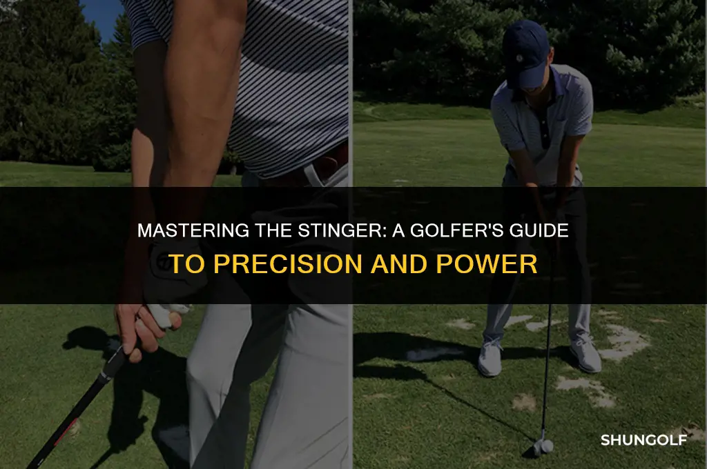how to hit the stinger golf shot
