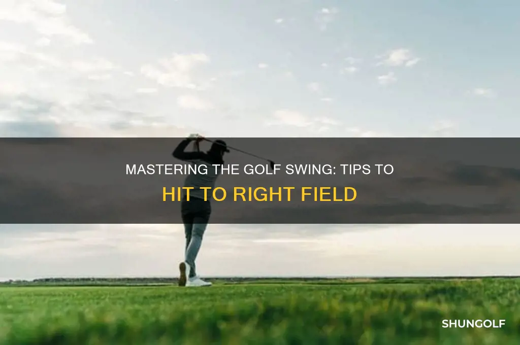 how to hit to right field in golf