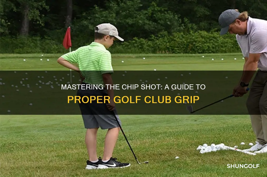 how to hold a golf club for a chip shot