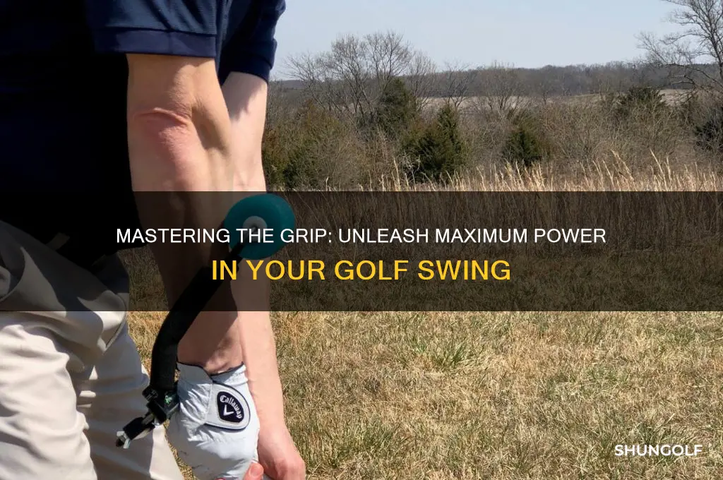 how to hold a golf club for power