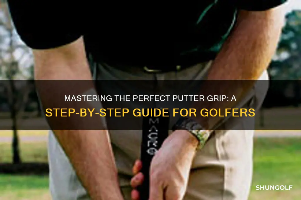 how to hold a golf club putter