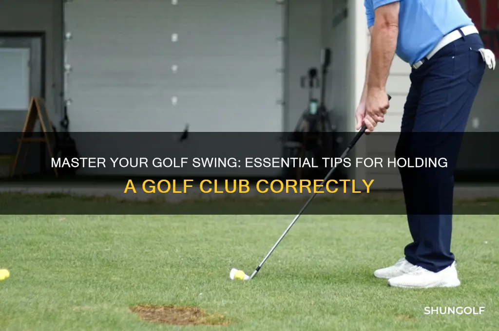 how to hold a golf club right