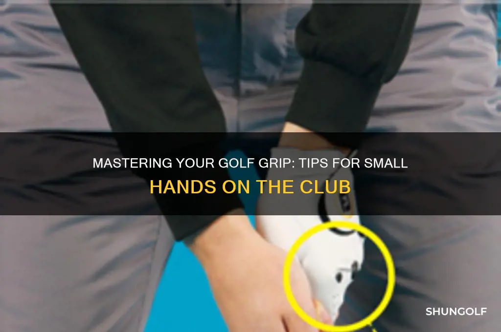 how to hold a golf club with small hands