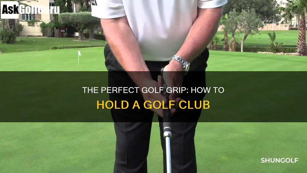 how to hold a golf stick