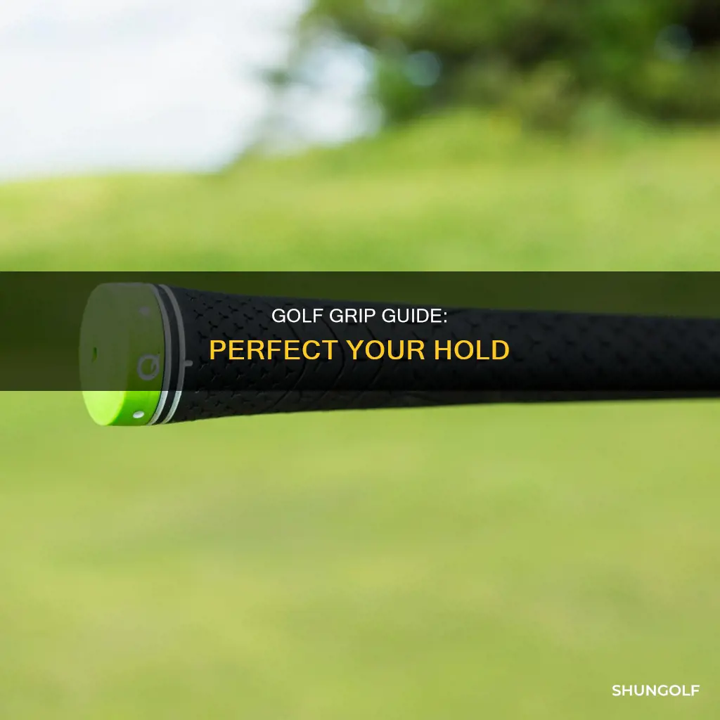 how to hold a golf