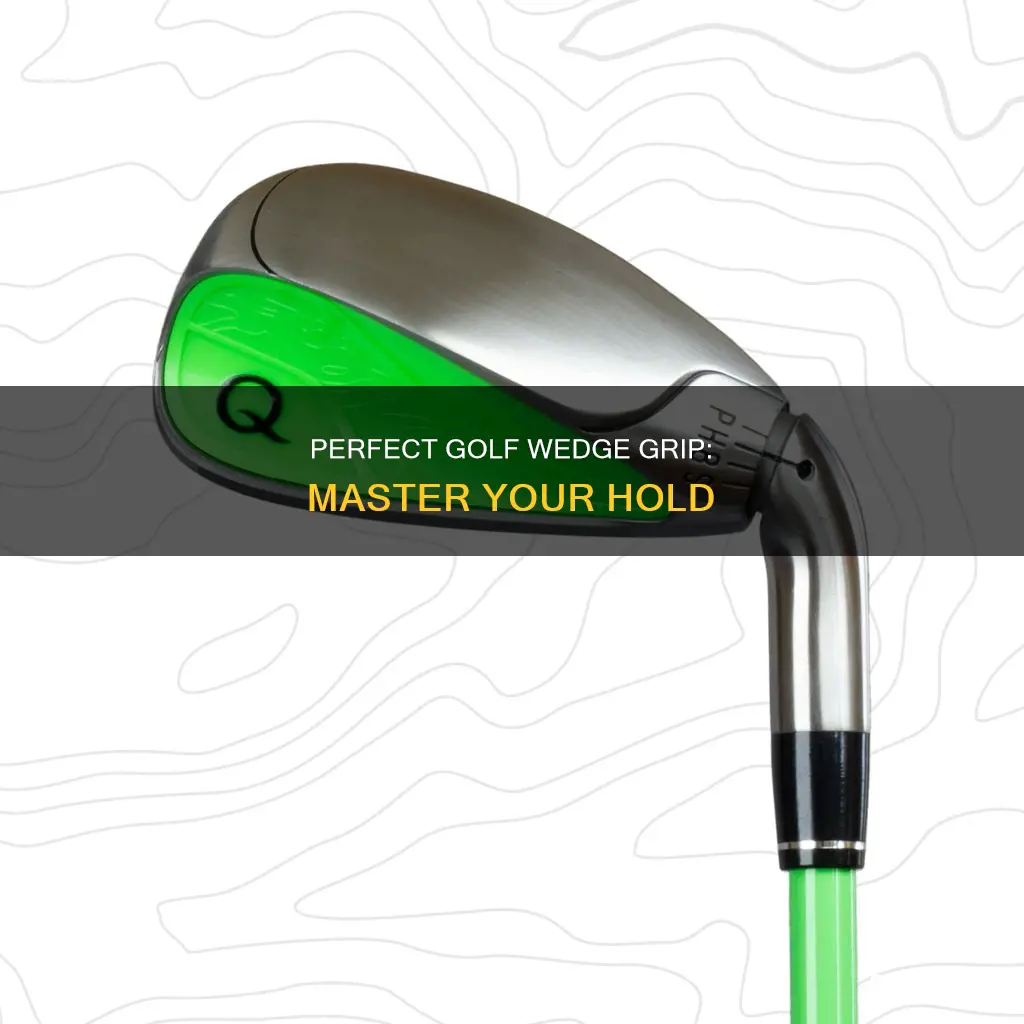 how to hold a wedge golf