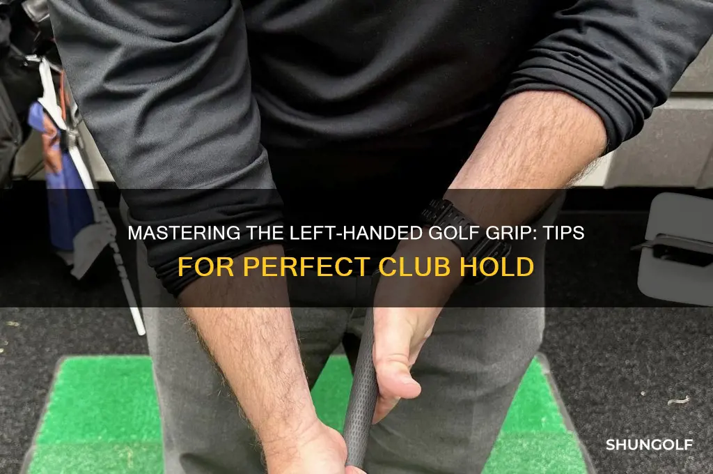 how to hold golf club left handed