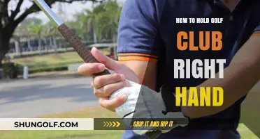 Mastering the Right-Hand Grip: A Guide to Holding Your Golf Club Correctly