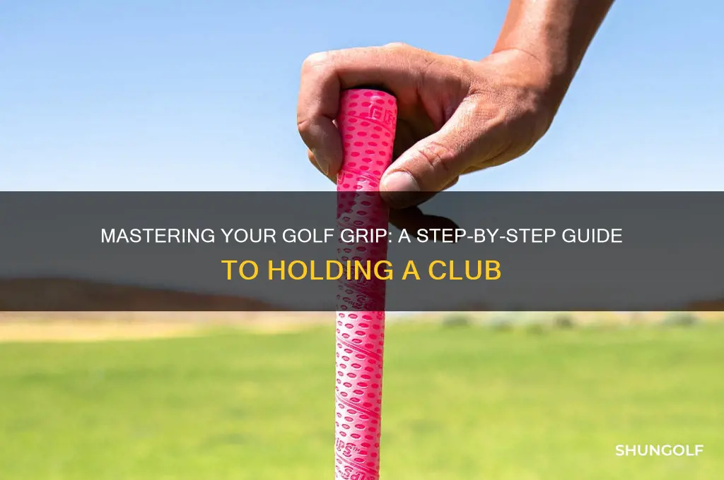 how to hold s golf club