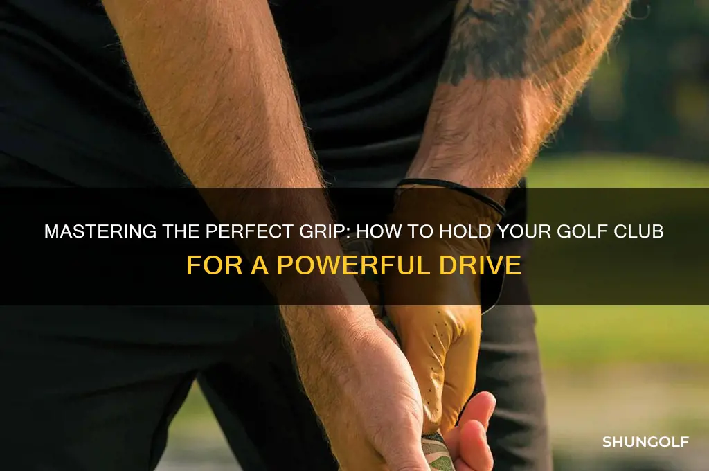 how to hold your golf club for a good drive
