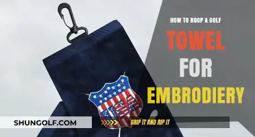 Mastering Golf Towel Hooping for Flawless Embroidery Results
