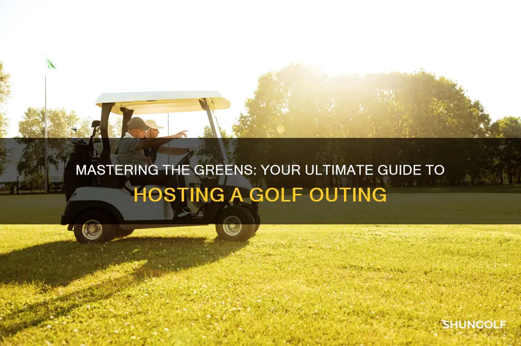 how to host a golf outing 101