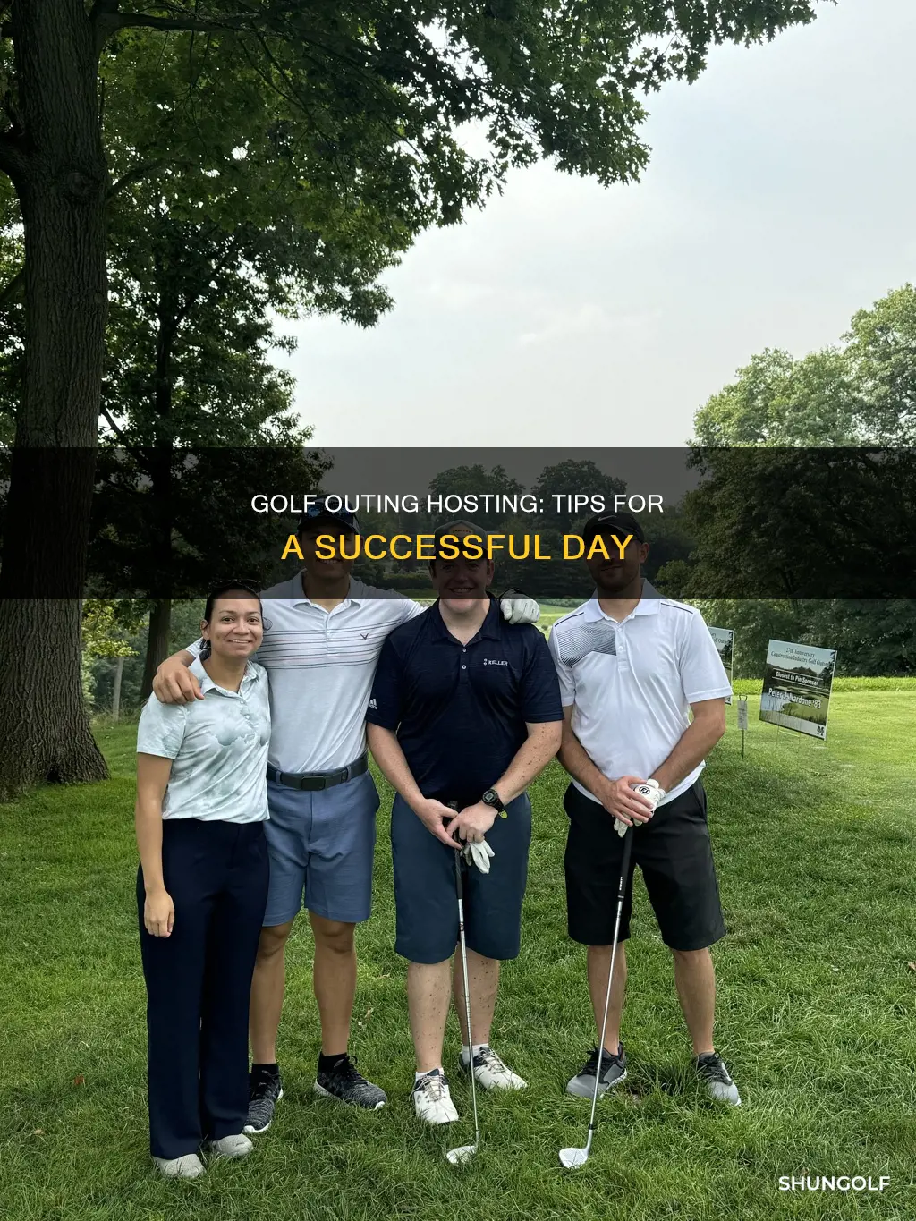 how to host a golf outing