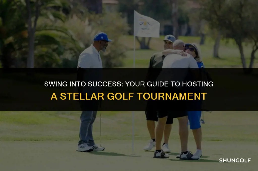 how to host a golf tournament