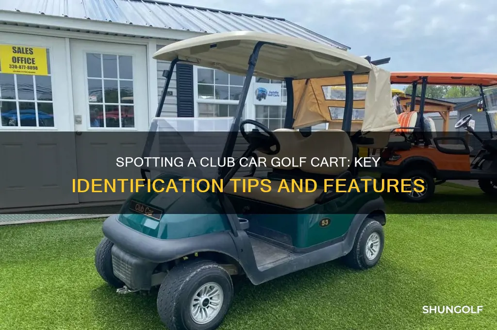 how to identify a club car golf cart