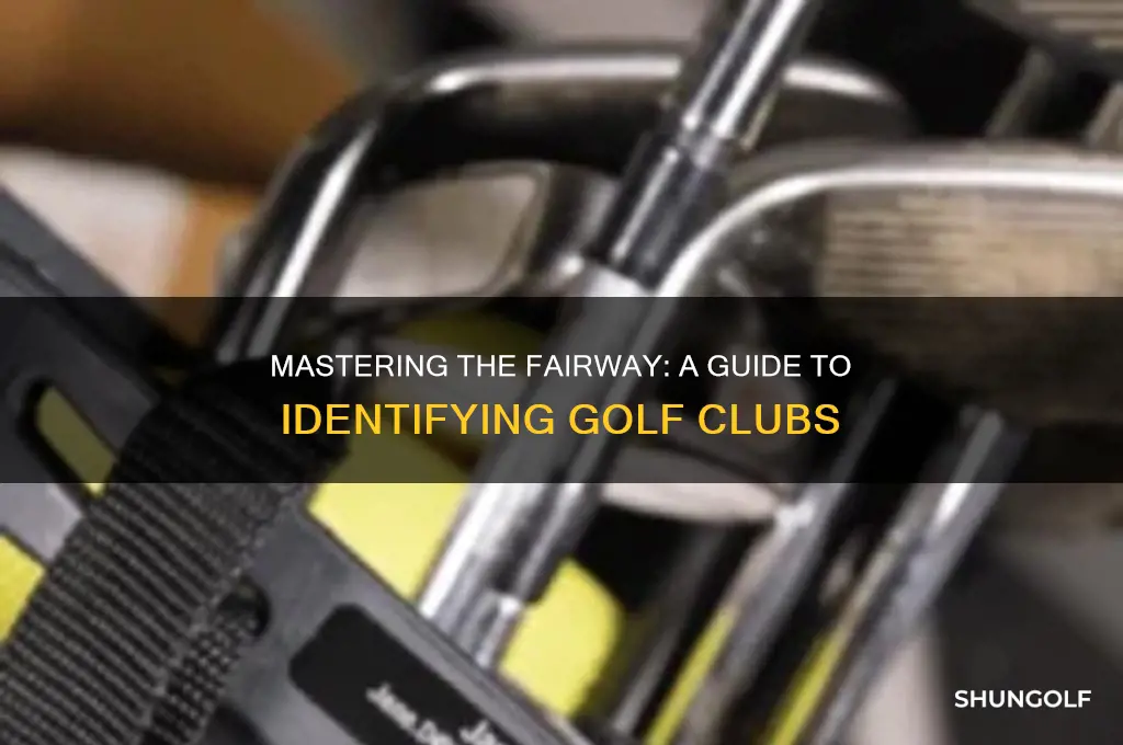 how to identify different golf clubs