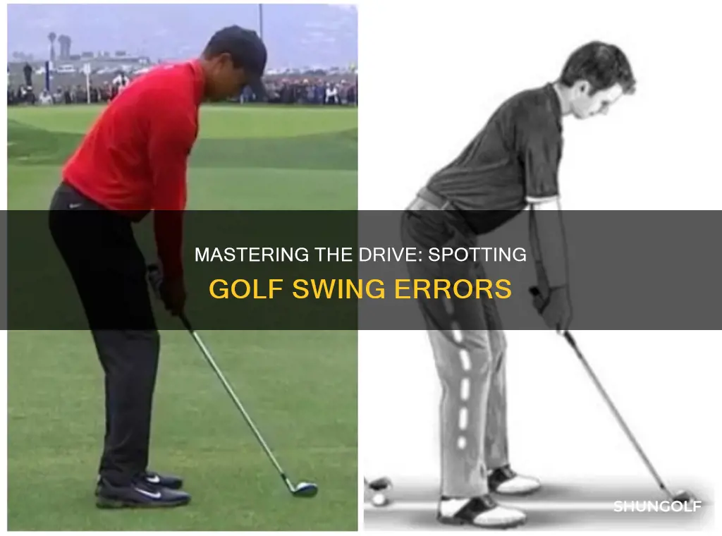 how to identify golf driving errors