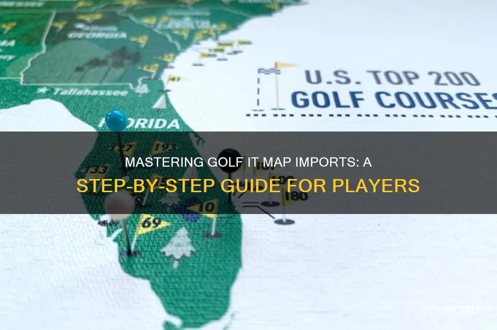 how to import a golf it map