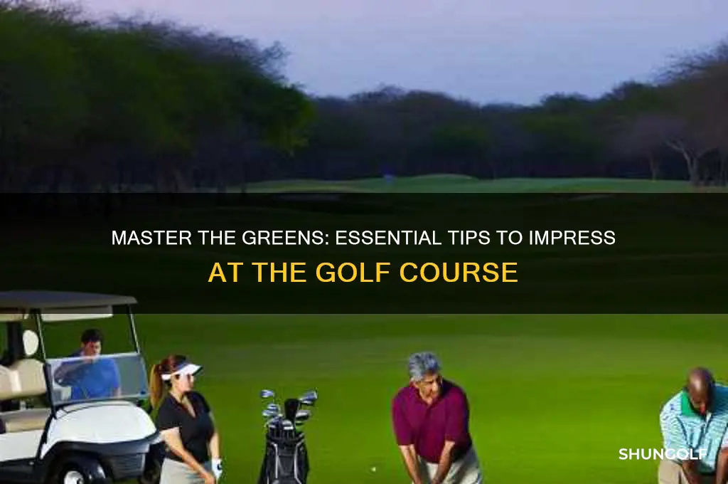 how to impress at the golf course