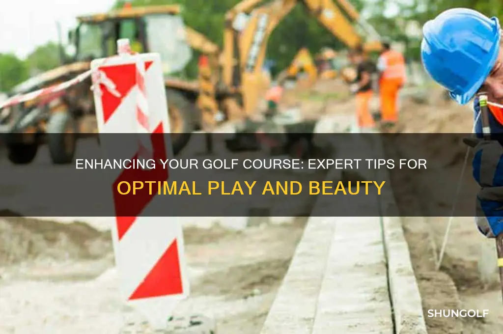how to improve a golf course