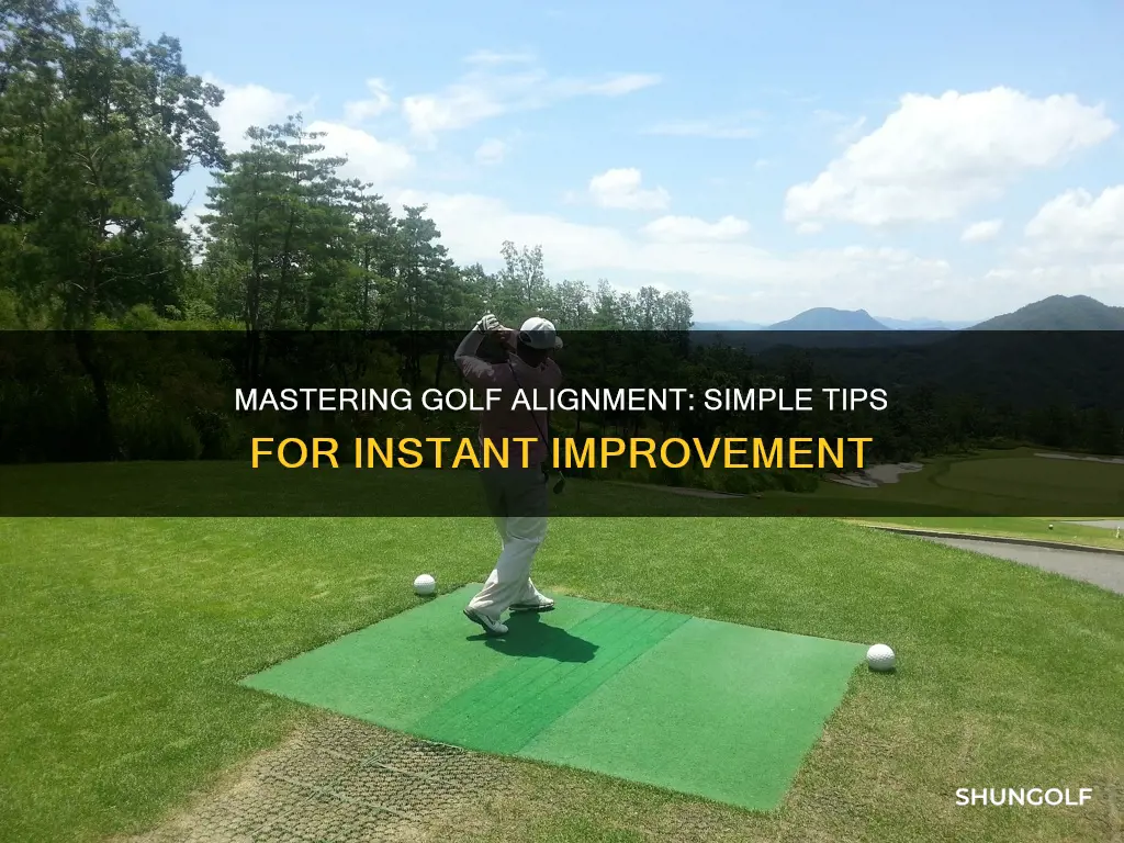 how to improve alignment in golf