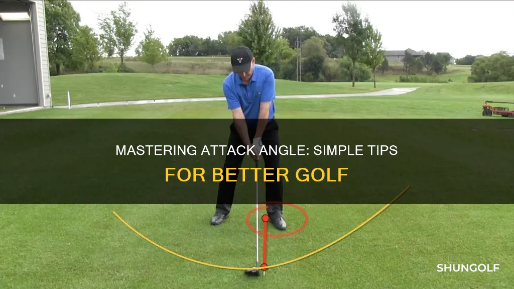 how to improve attack angle golf
