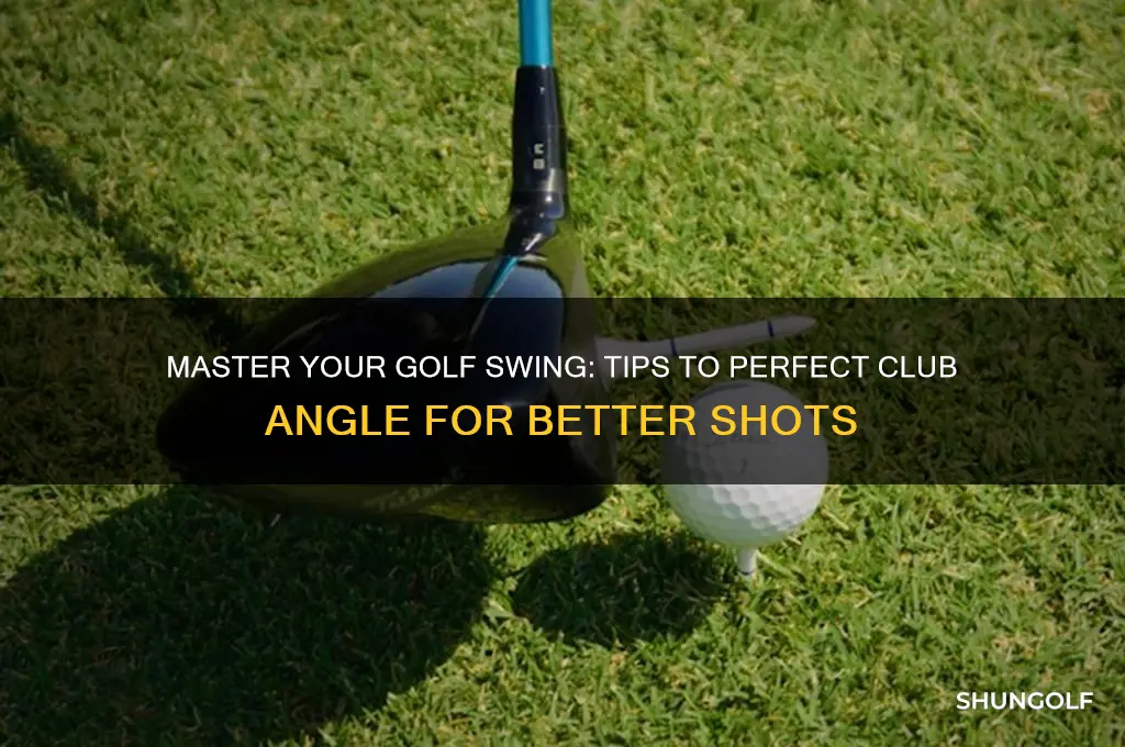 how to improve club angle in golf