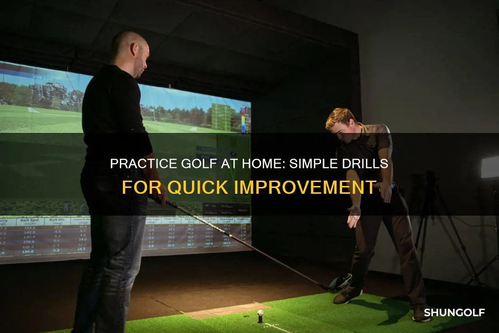 how to improve golf at home