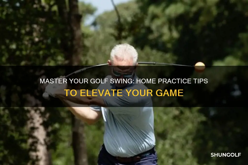 how to improve golf game at home