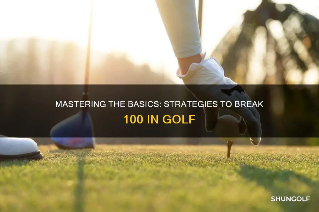 how to improve my golf score under 100